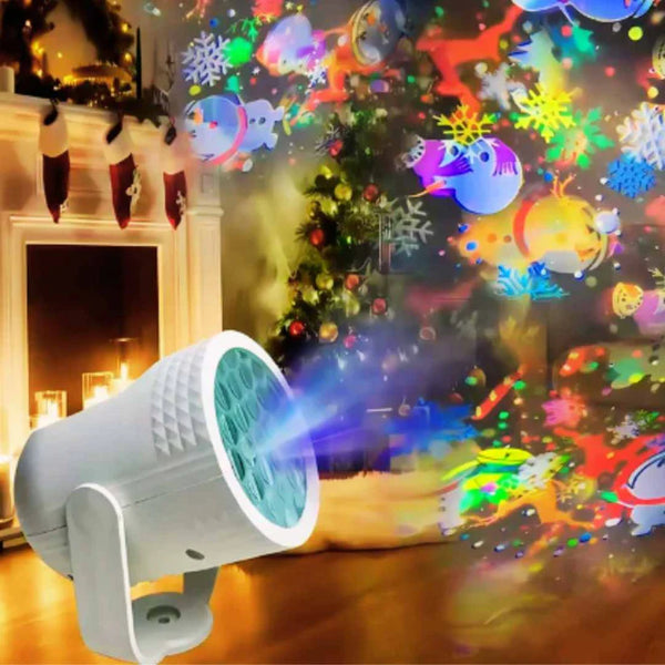Mini Proyector De Figuras Navideñas